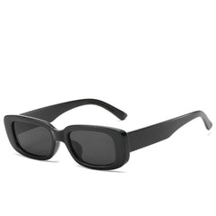 Women’s Small Frame Square Sunglasses Olive Green Trendy Street Style
