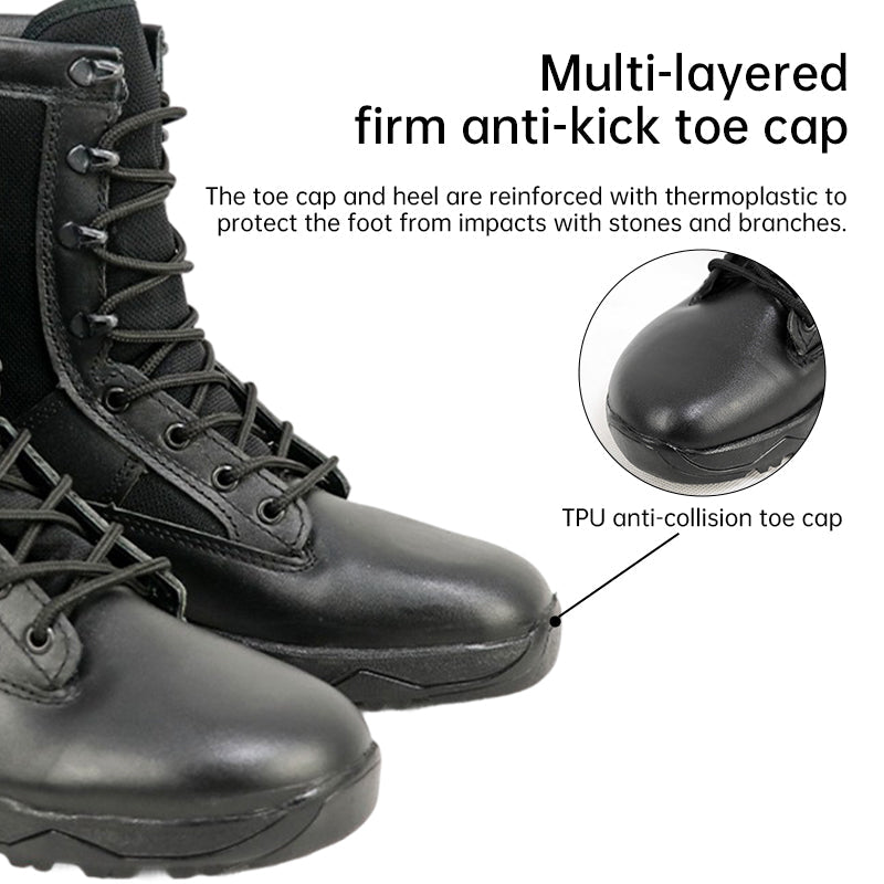 VKBO 2.0 Tactical Combat Boots Genuine Leather Military Outdoor