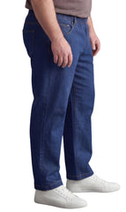Men’s Lightweight Casual Elastic Waist Pull-On Jeans – Denim & Twill Pants with Easy Fit