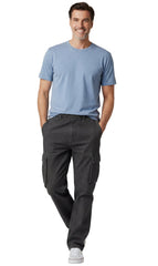 Men's Lightweight Double Cargo Pocket Pull-On Jeans