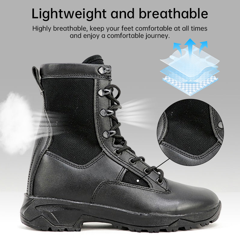 VKBO 2.0 Tactical Combat Boots Genuine Leather Military Outdoor