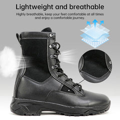 VKBO 2.0 Tactical Combat Boots Genuine Leather Military Outdoor