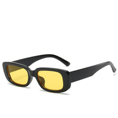 Women’s Small Frame Square Sunglasses Olive Green Trendy Street Style