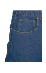 Men’s Lightweight Casual Elastic Waist Pull-On Jeans – Denim & Twill Pants with Easy Fit