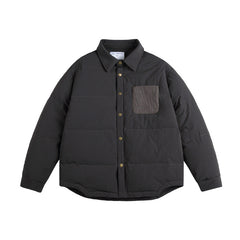 Men's Fashionable Waterproof Light Shirt Down Jacket
