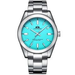 Men’s Automatic Mechanical Watch Stainless Steel Colorful Luxury 41mm Timepiece