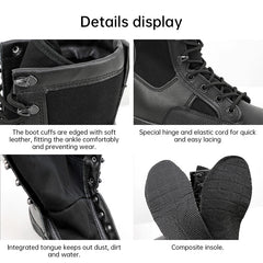 VKBO 2.0 Tactical Combat Boots Genuine Leather Military Outdoor