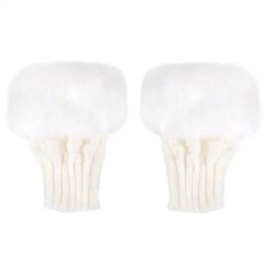 Women’s Fingerless Wool Gloves Warm Knitted Soft Stretchy Trendy Winter