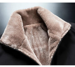 Men’s Winter Fleece Jacket Warm Windproof Thick Soft Outdoor Coat